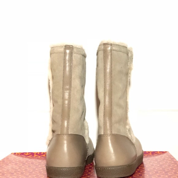 NEW TORY BURCH Ginger Shearling Boots (Size 10) - Picture 2 of 6